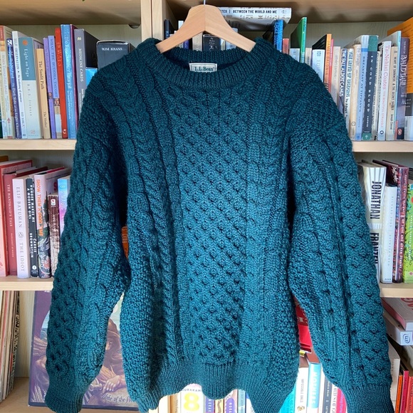 Ll bean cable knit Clearance